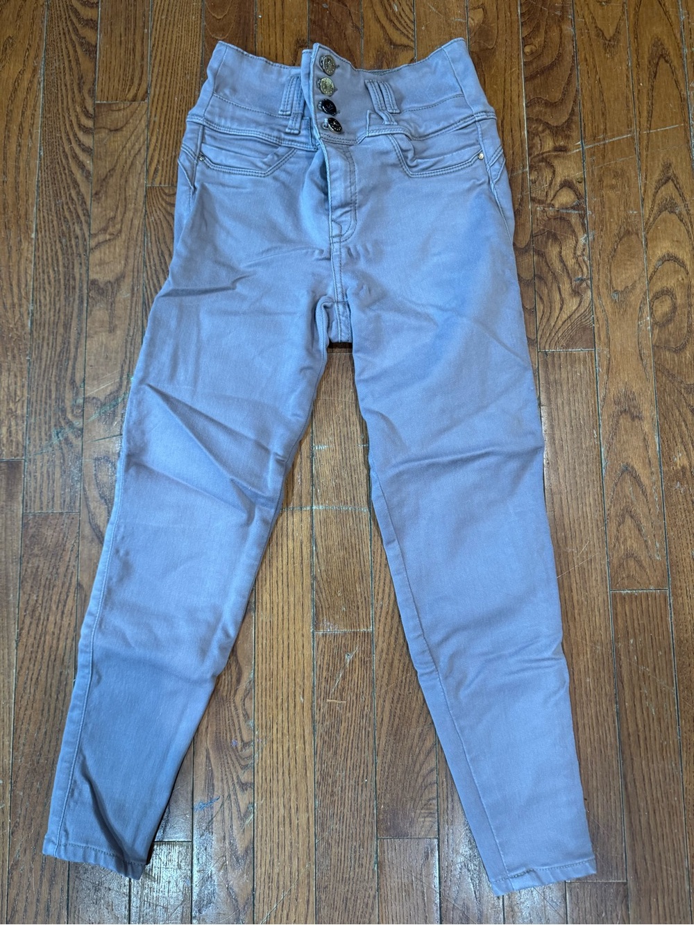 Levi's High-Rise Slim Jeans — Pale Lavender